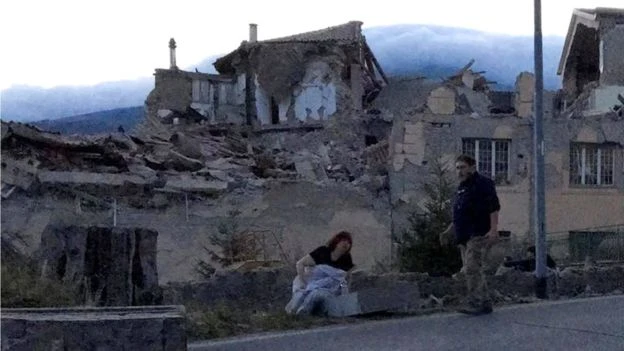 Động đất 6,2 richter tại Italia, một nửa thị trấn Amatrice sụp đổ
